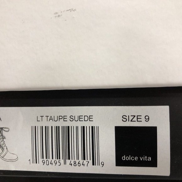 Dolce Vita Beige Suede Boots - Picture 5 of 5